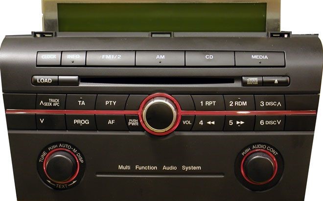 Reglage autoradio mazda 3