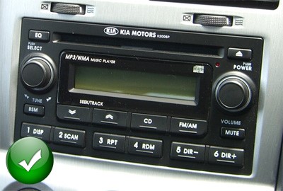 Reglage autoradio kia sportage