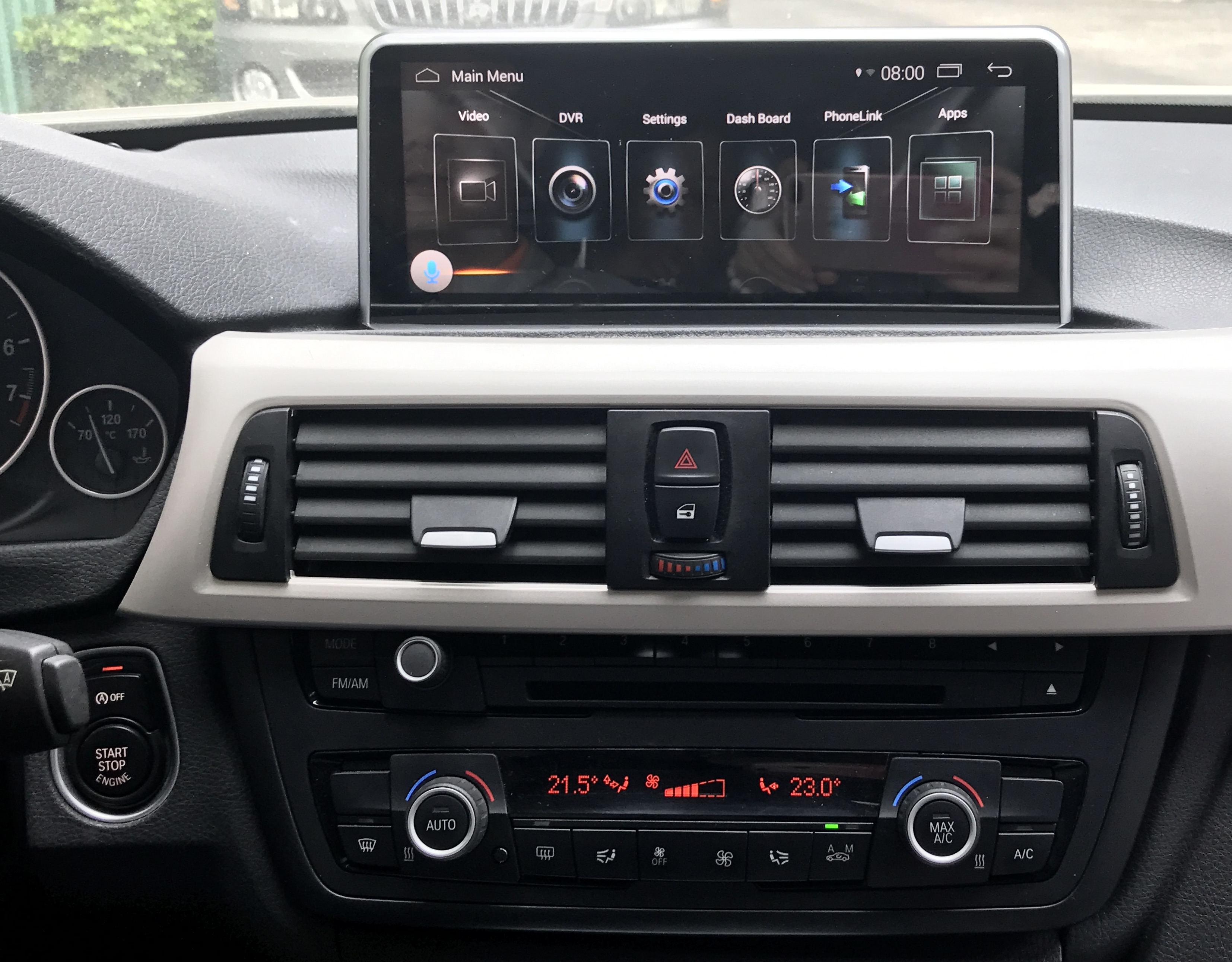 Autoradio GPS écran tactile 10 pouces Android BMW Série 3