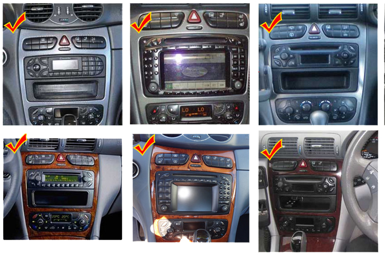 Autoradio mercedes w203