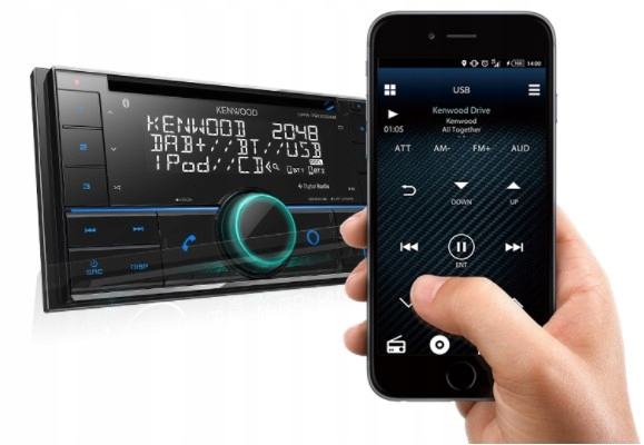 Autoradio Kenwood DPX-7300DAB - Description détaillée des fonctionnalités