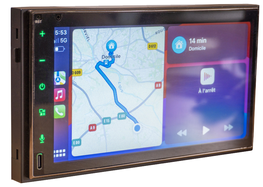 Autoradio pour VW 2 DIN, 7 Pouces Autoradio avec Écran Tactile