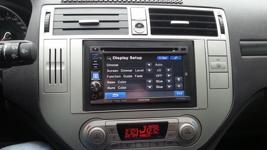 Autoradio 2DIN Alpine Ford CMax Kuga Transit SMax USB