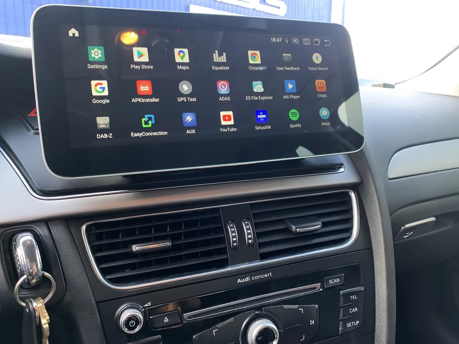 Installation autoradio MMI Audi A5