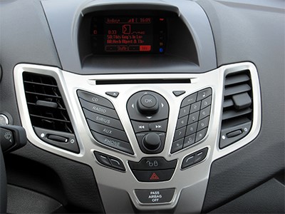 GENERALCAR – Façade 1 DIN Pour Autoradio Ford Fiesta (2008-2018) – Gris D’origine