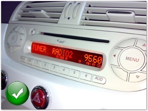 autoradio pour fiat 500 de 2007 a 2015 référence 735585258