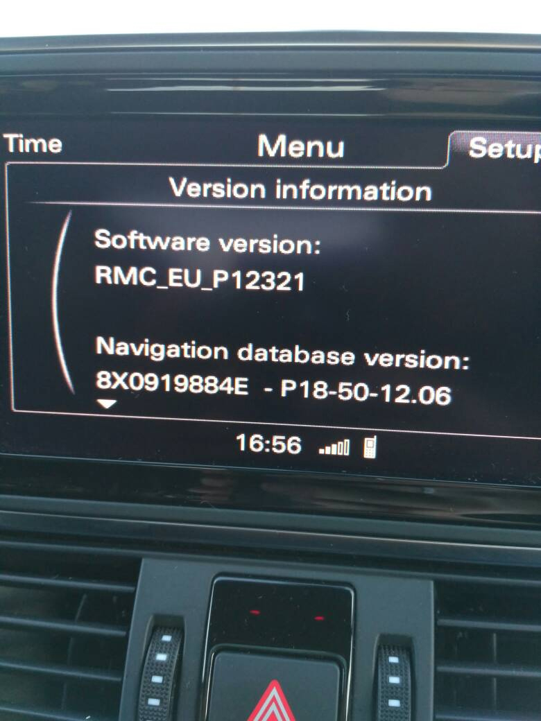 Système RMC Audi A6 identification