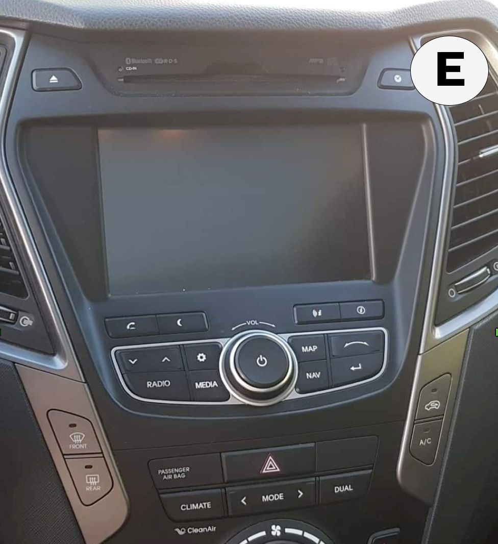 Autoradio d'origine Hyundai Santa Fe