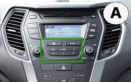 Autoradio d'origine Hyundai Santa Fe