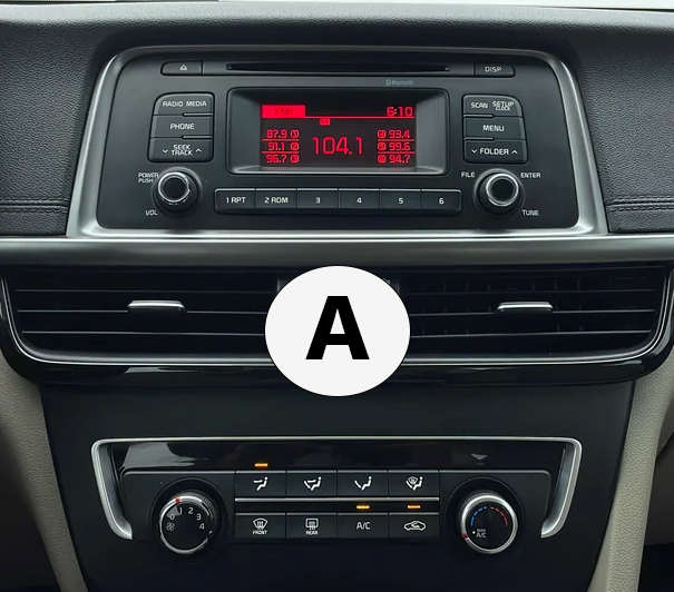 Autoradio tactile GPS Android 13.0 et Bluetooth Kia Optima