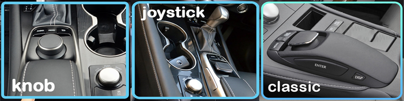 Identification Knob Joystick Classic Lexus CT
