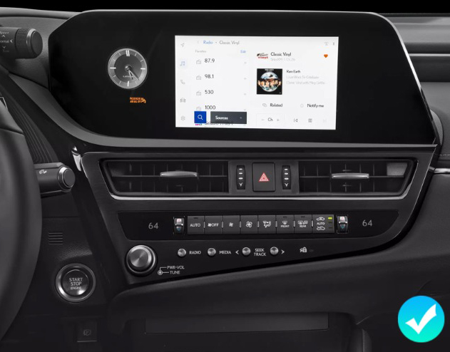 Autoradio origine Lexus ES 300h 350 écran 8 pouces 2021