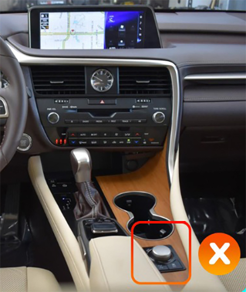 Tableau bord Lexus ES 350 incompatible écran vertical 2021-2023
