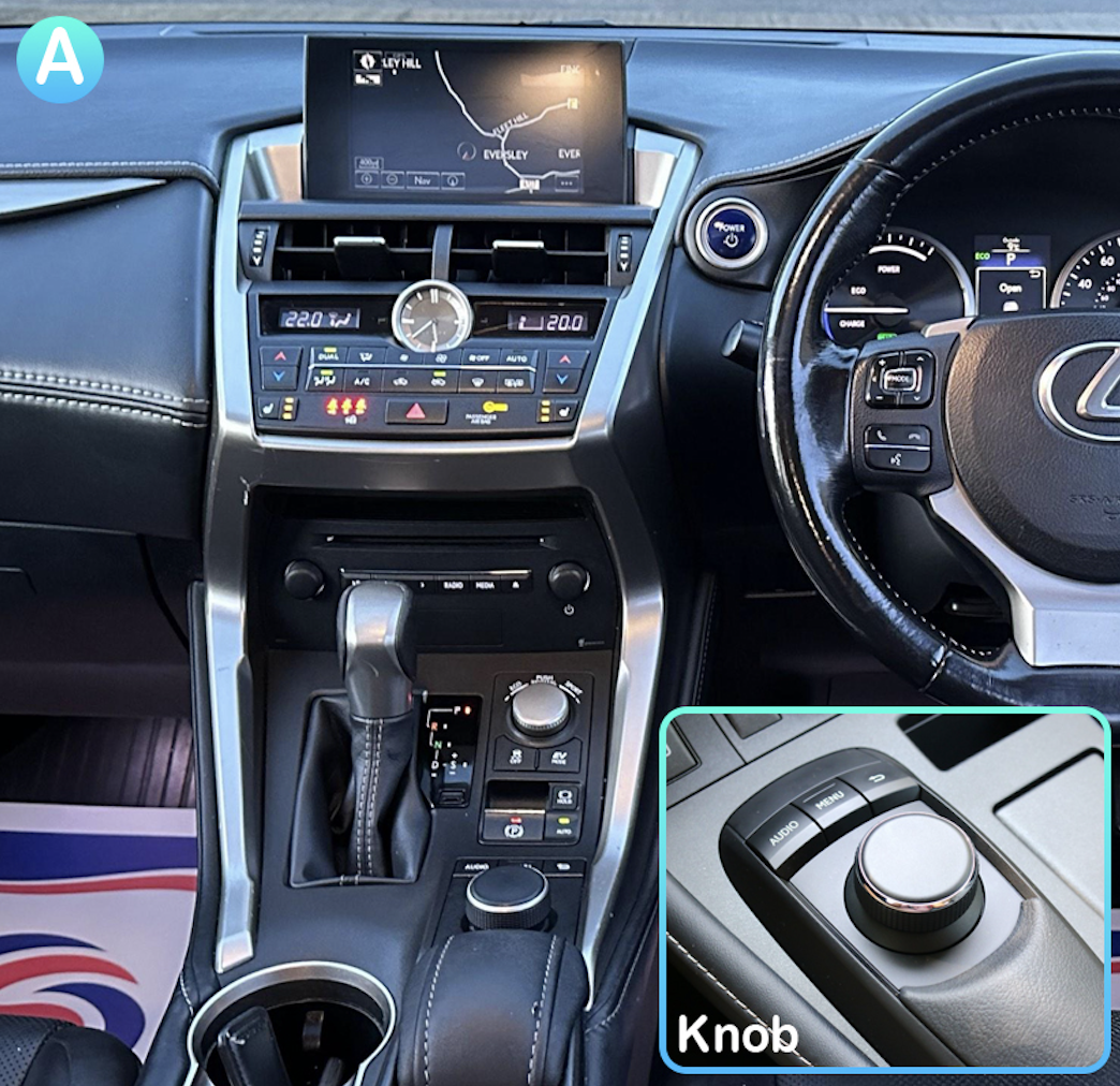 Lexus NX système origine 2014-2016 Version A avec Knob molette commande