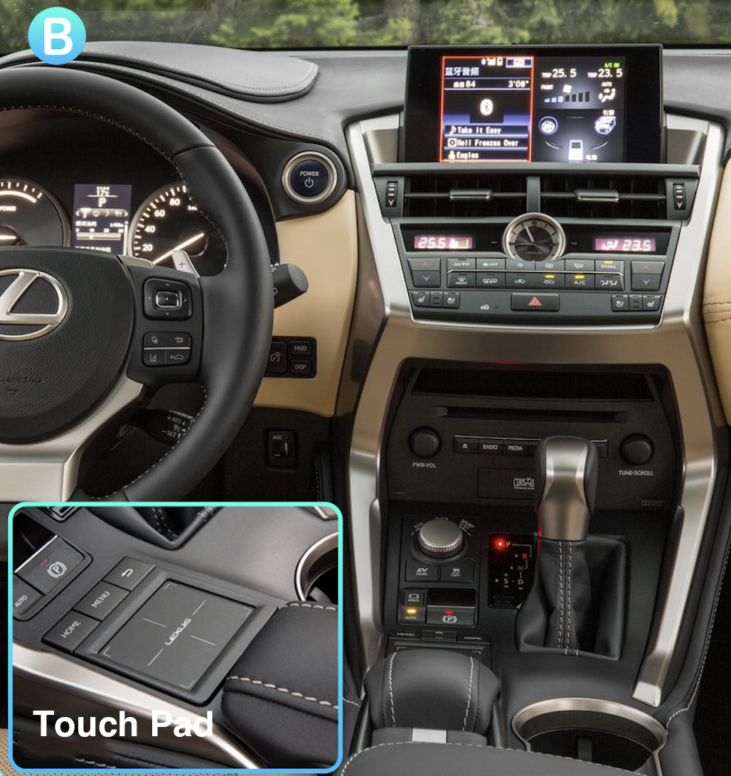 Lexus NX système origine 2014-2016 Version B avec Touchpad Remote Touch