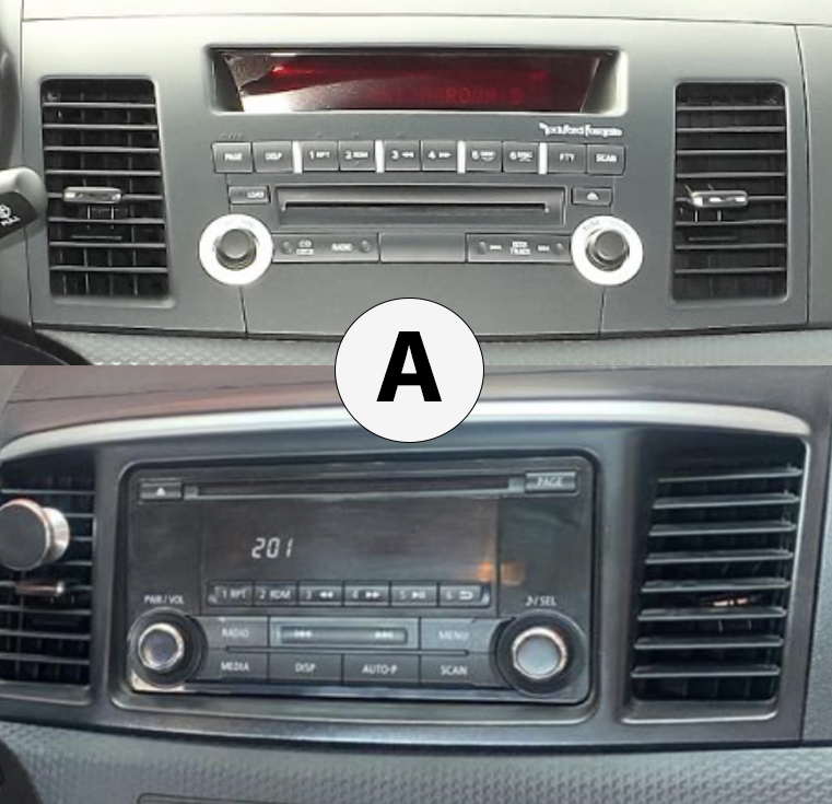 Autoradio d'origine Mitsubishi Lancer Evolution X