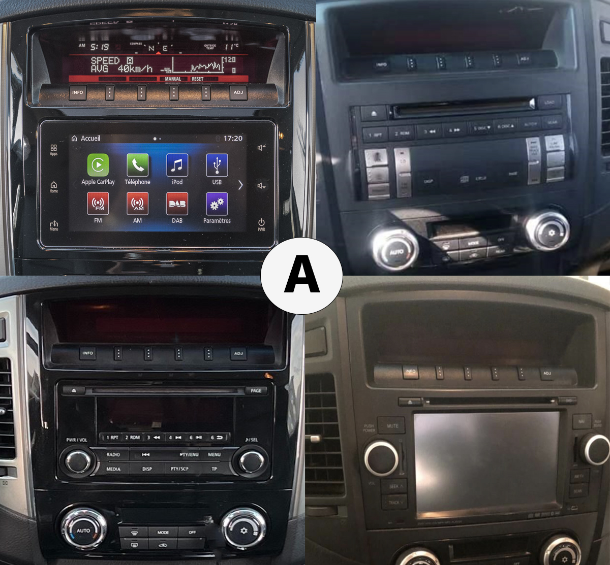 Autoradio d'origine Mitsubishi Pajero