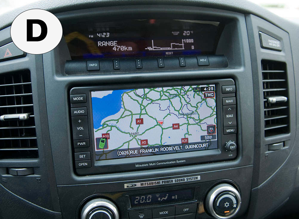 Autoradio d'origine Mitsubishi Pajero