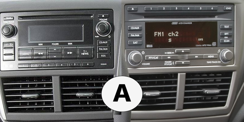 Autoradio d'origine Subaru Forester et Impreza