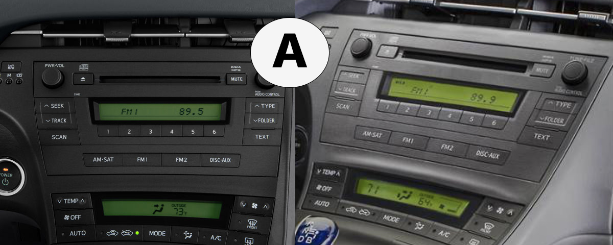 Autoradio d'origine Toyota Prius