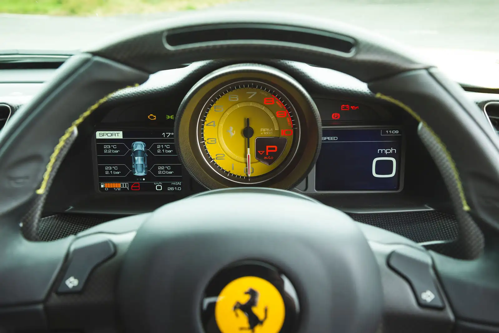 Écran d'origine Ferrari 458 compatible CarPlay