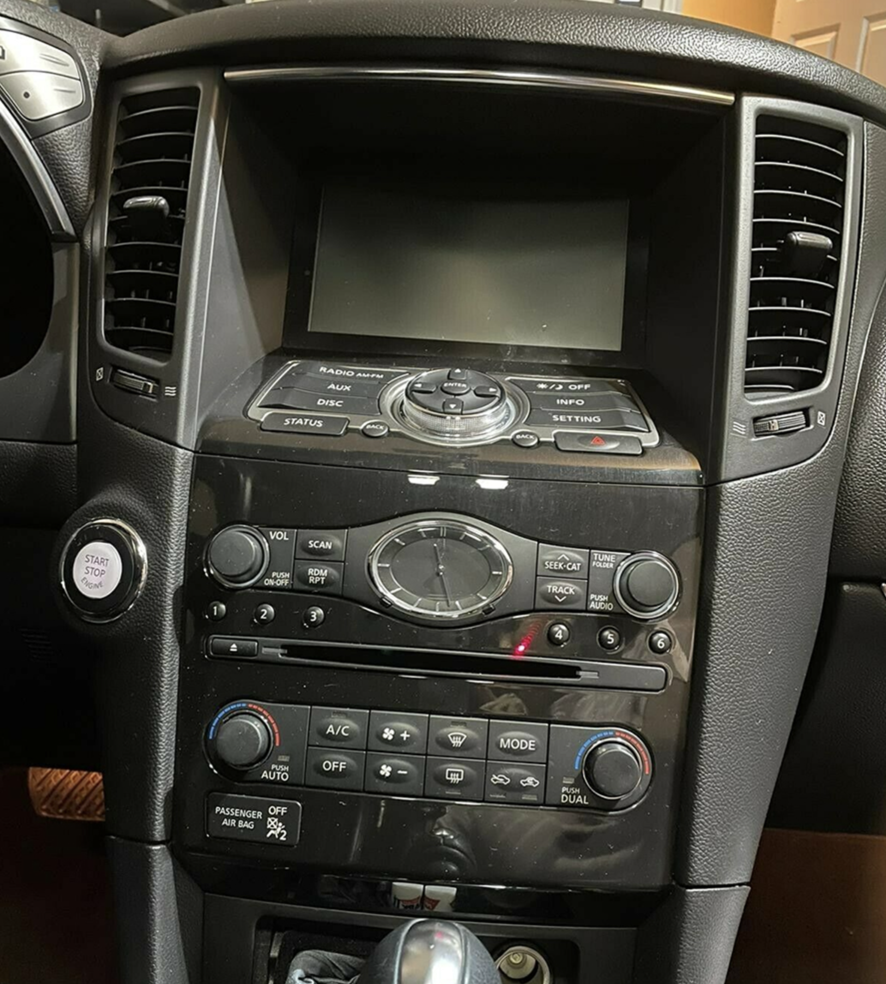 Écran Infiniti FX35 FX37 FX50 compatible CarPlay 2009-2014