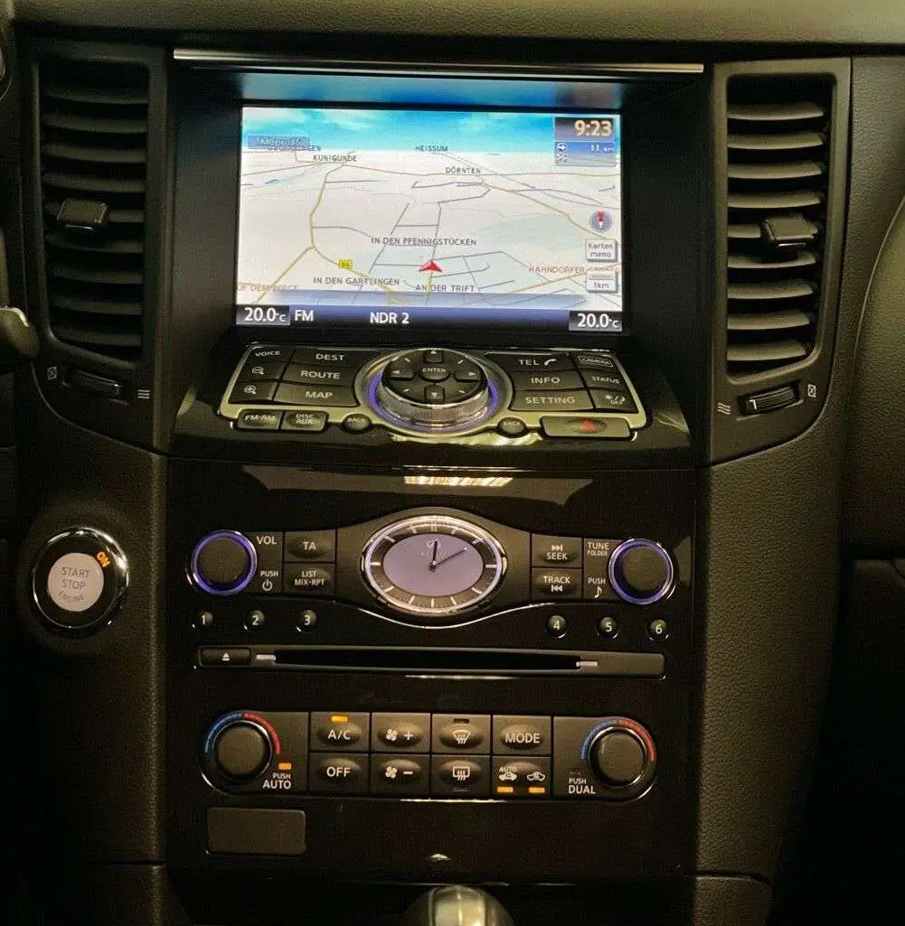 Écran Infiniti FX35 FX37 FX50 compatible CarPlay 2009-2014