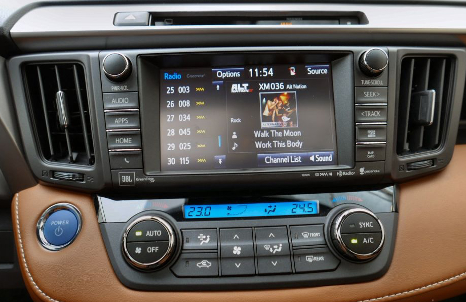 Écran Toyota RAV4 compatible CarPlay 2014-2018