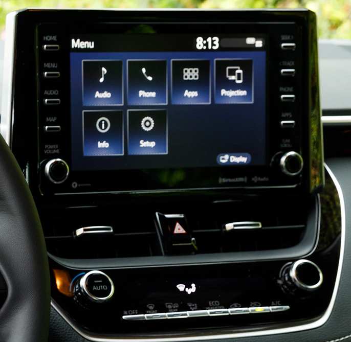 Écran Toyota Corolla Auris compatible CarPlay 2018-2019