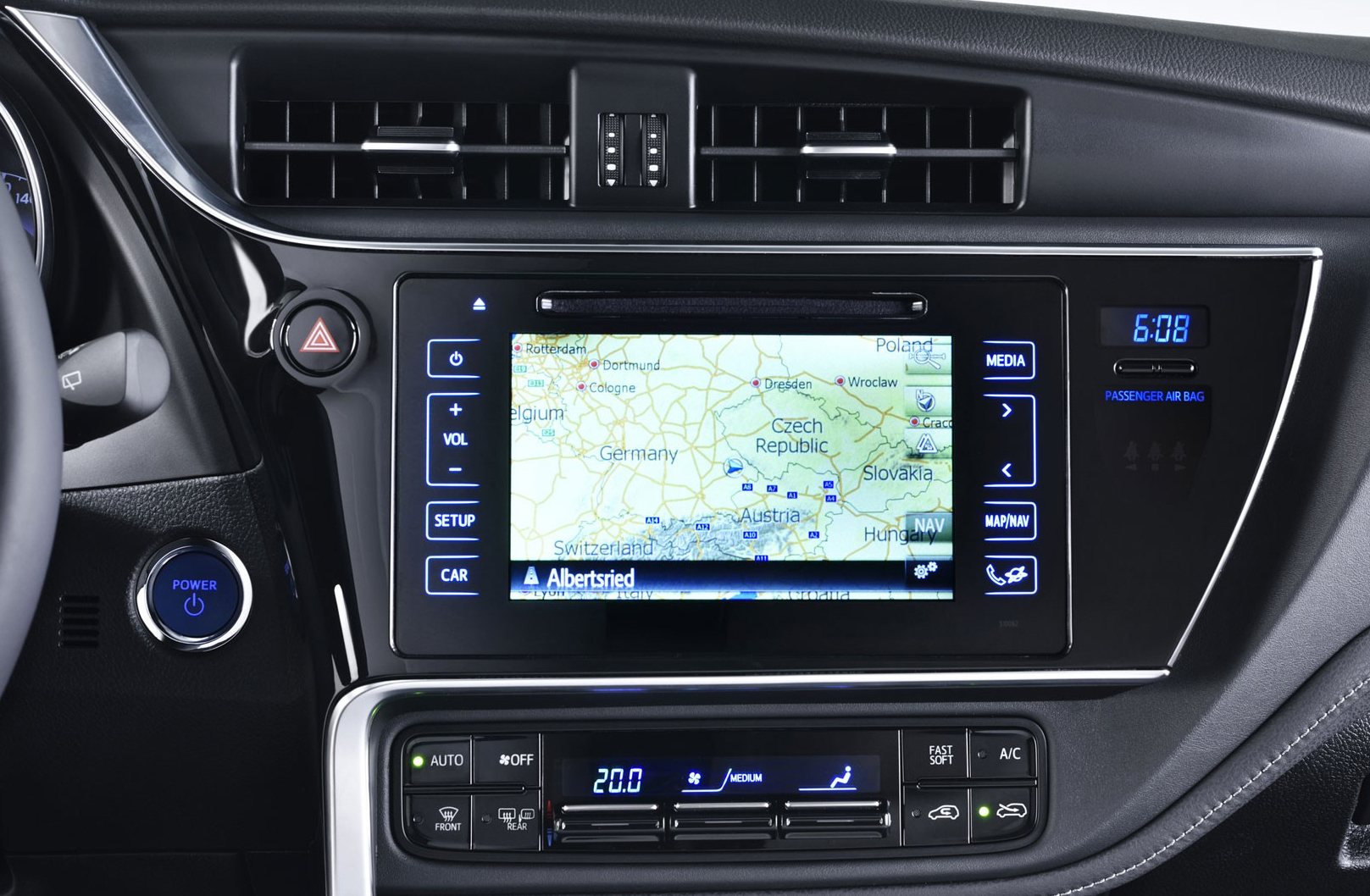 Écran Toyota Corolla Auris compatible CarPlay 2015-2018
