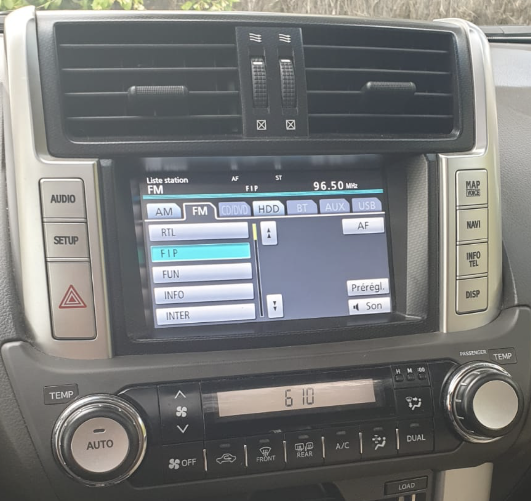 Écran Toyota Land Cruiser 150 compatible CarPlay 2014-2017