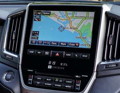 Écran Toyota Land Cruiser 200 compatible CarPlay 2016-2019