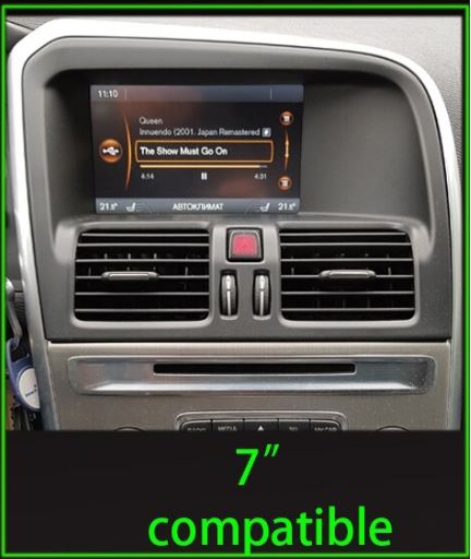 Écran Volvo XC60 compatible CarPlay 2014-2018