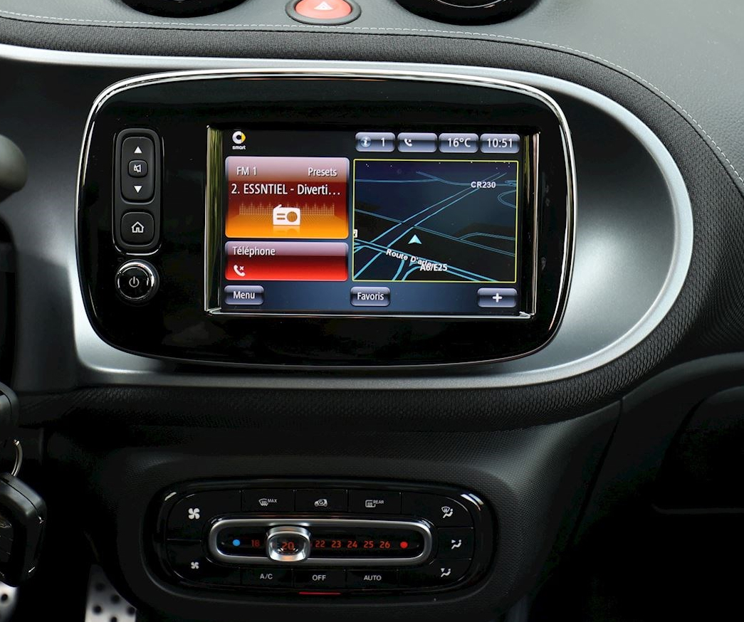 Écran tactile d'origine Smart Forfour 453 Media-System compatible CarPlay