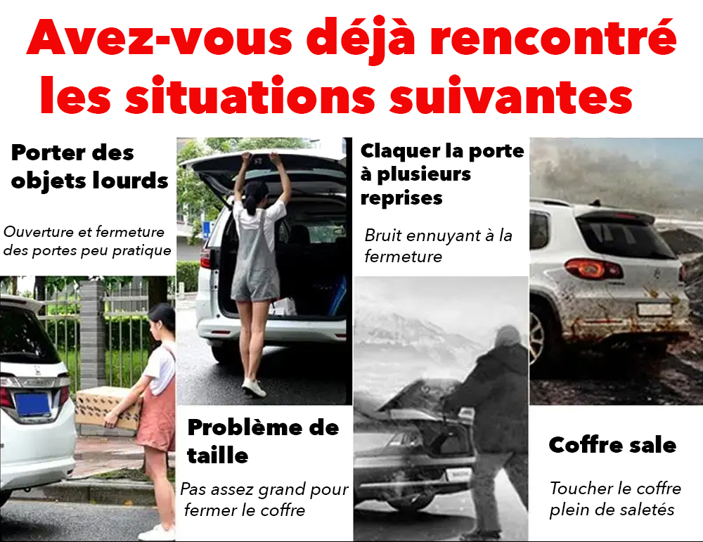 coffre de voiture difficile a fermer