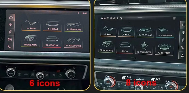 Écran Audi A6 10 pouces version MIB3