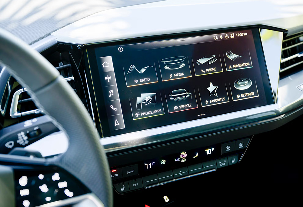 Écran Audi Q4 10 pouces compatible CarPlay