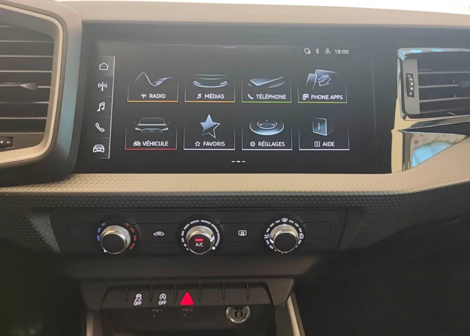 Écran Audi A1 10 pouces compatible CarPlay