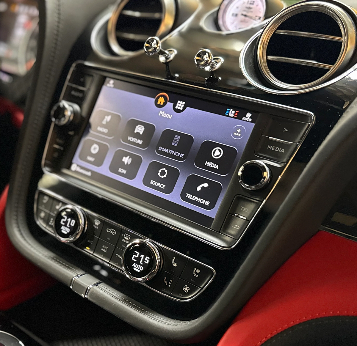 Écran Bentley Bentayga 2016-2019 tactile compatible CarPlay système d'origine