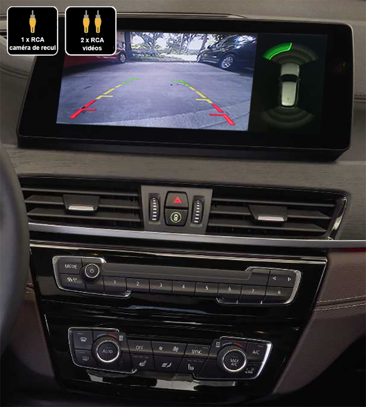 Interface Multimédia vidéo pour caméra compatible BMW X1 BMW X2