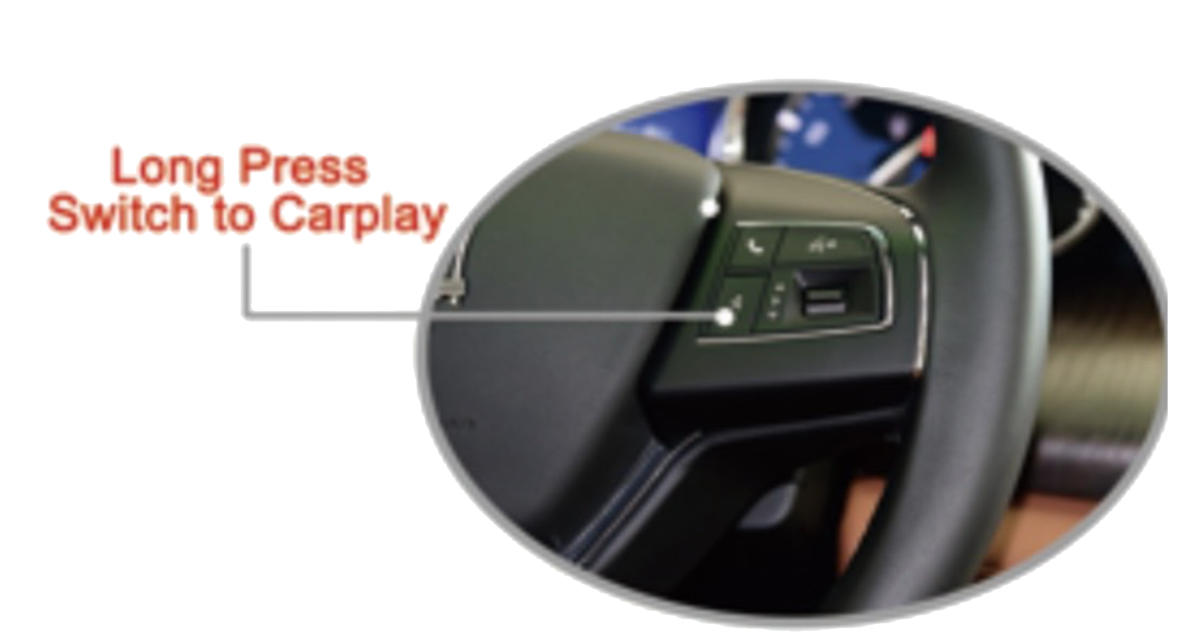 Activation CarPlay Dodge RAM version Maserati - Appui long bouton volant