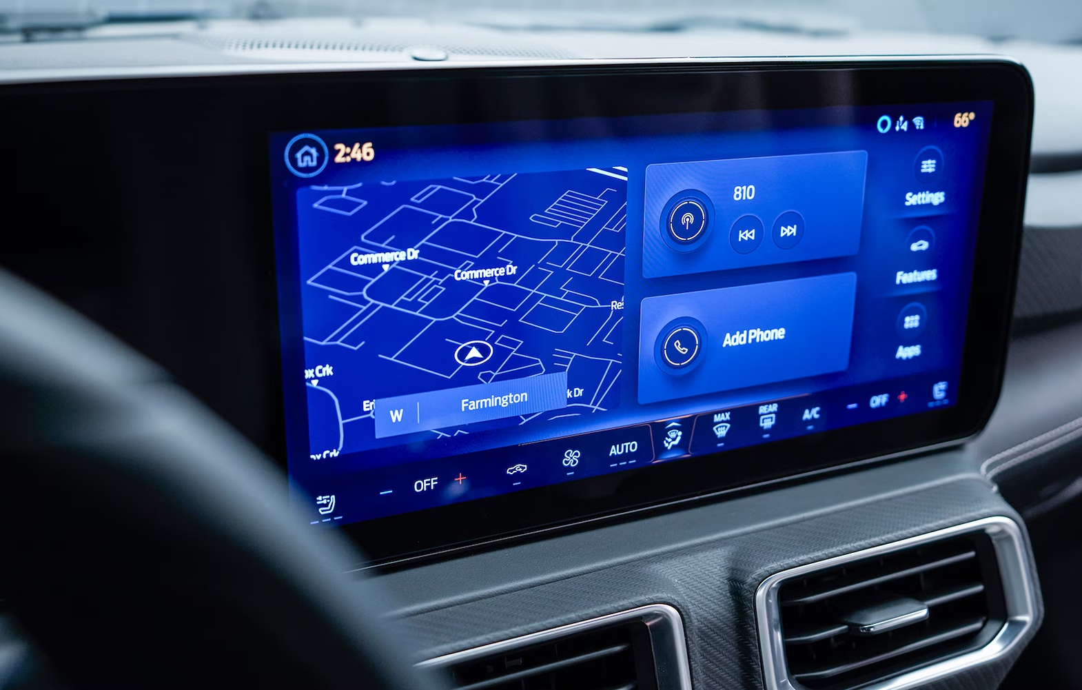 ecran compatible camera ford mustang