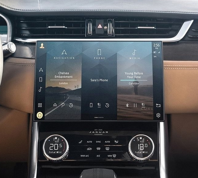 Jaguar XF 2021+ NON compatible système différent