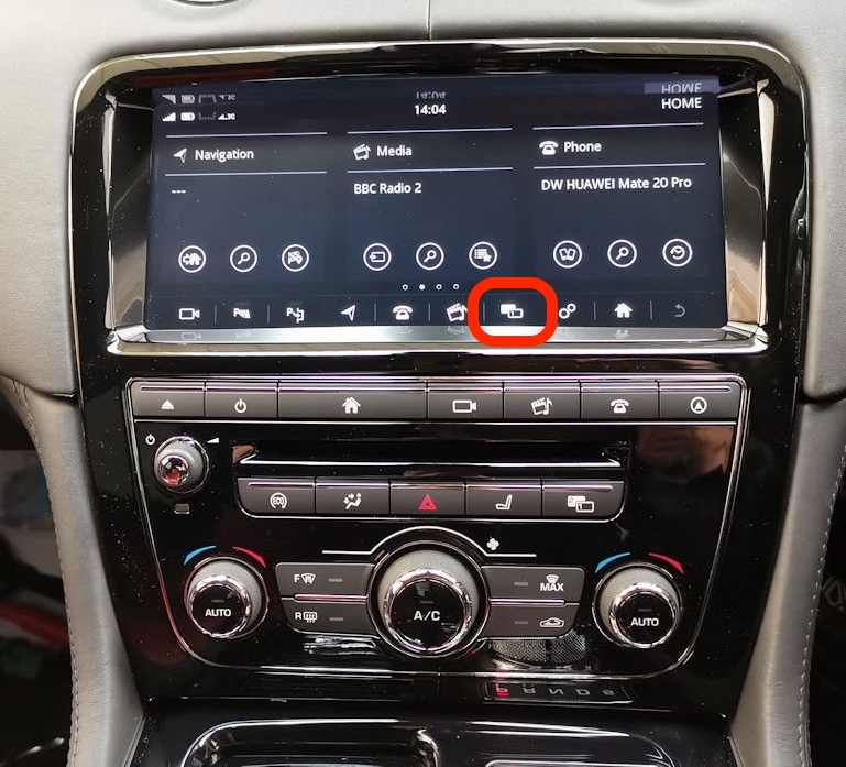 Système Dual Screen Jaguar XJ 2016-2020 NON compatible