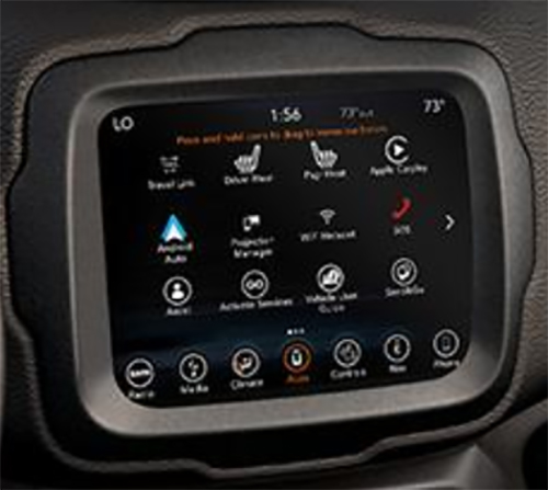 Écran Jeep Renegade BU Uconnect 8,4 pouces tactile compatible CarPlay 2014-2019