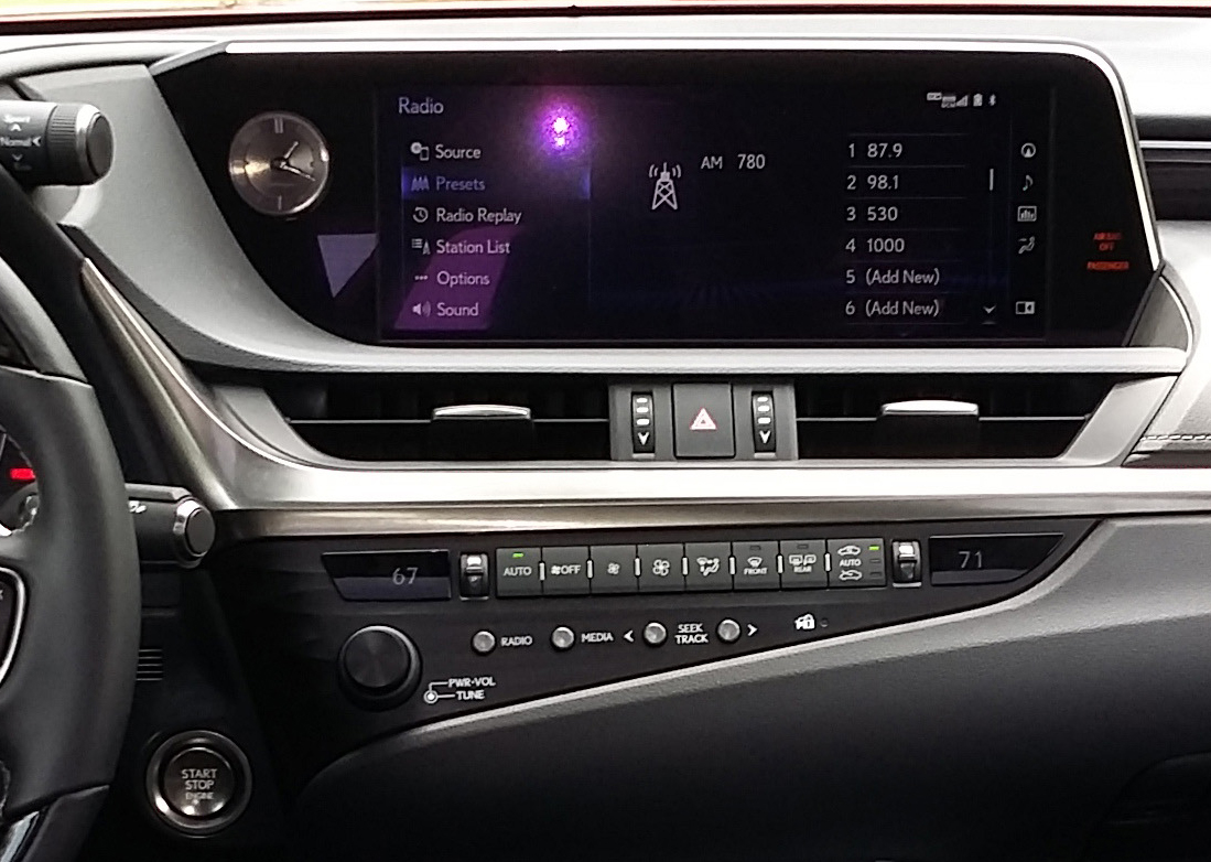 Écran Lexus ES 300h ES 350 Version 4 écran 12 pouces compatible CarPlay 2018-2021