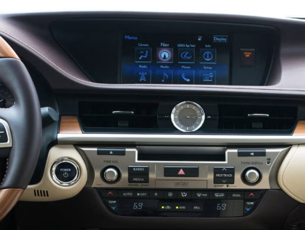 Écran Lexus ES 300h ES 350 compatible CarPlay 2014-2017 vue 1