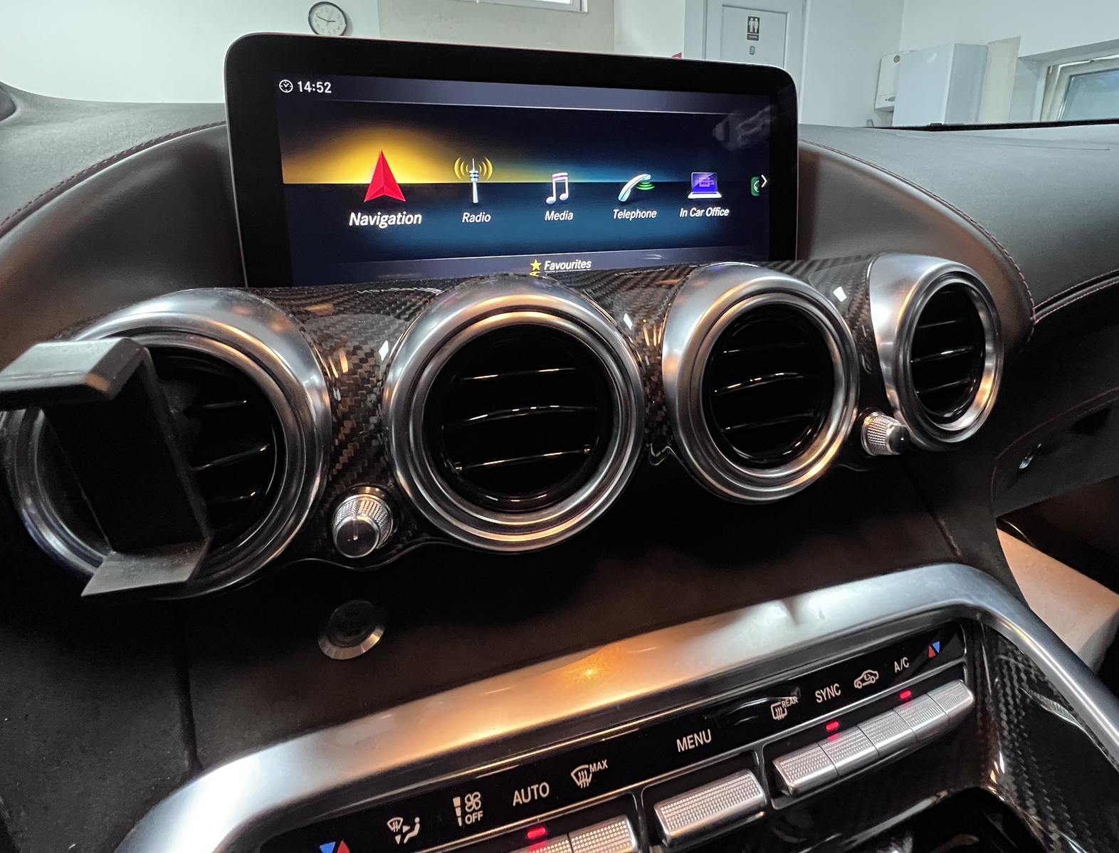 Écran Mercedes AMG GT NTG5.5 10,25 pouces tactile COMAND compatible CarPlay 2018-2021