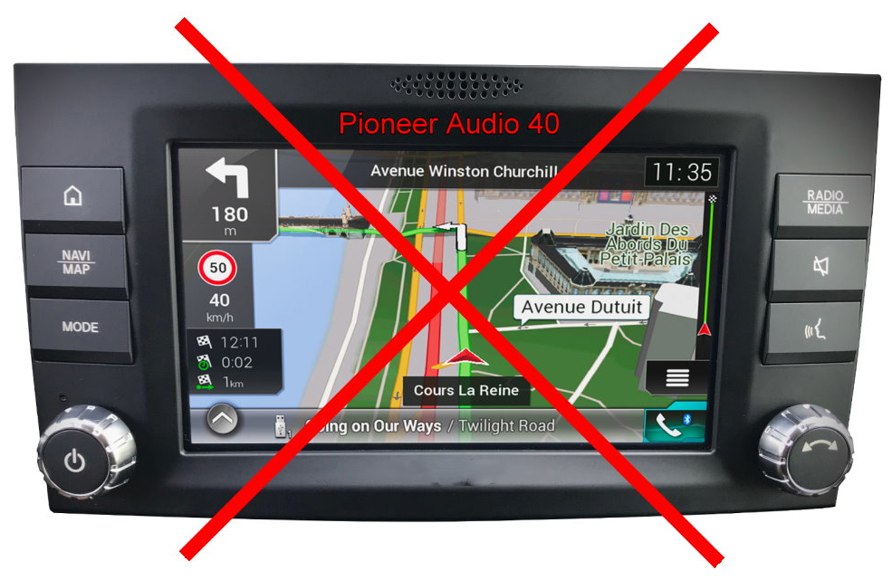 ecran incompatible camera mercedes vito