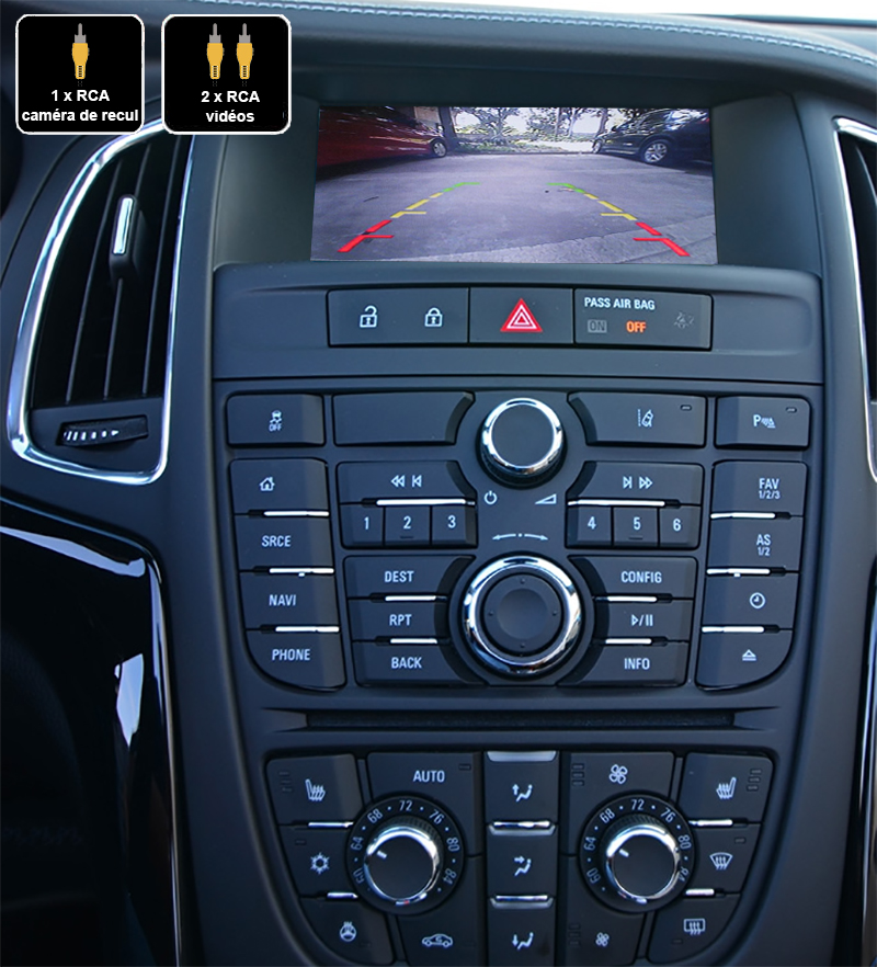 visuel camera de recul opel cascada